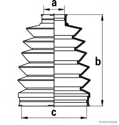 Комплект пыльника шруса JAKOPARTS J2863011