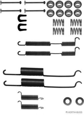 Ремкомплект барабанных колодок jakoparts J3560506