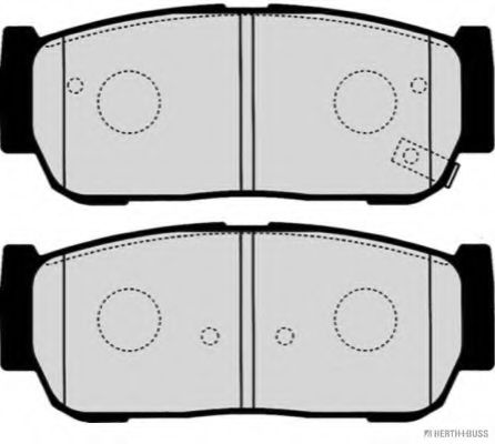 Тормозные колодки JAKOPARTS J3610403