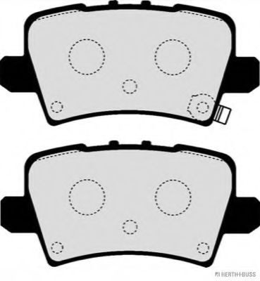 Тормозные колодки JAKOPARTS J3614019