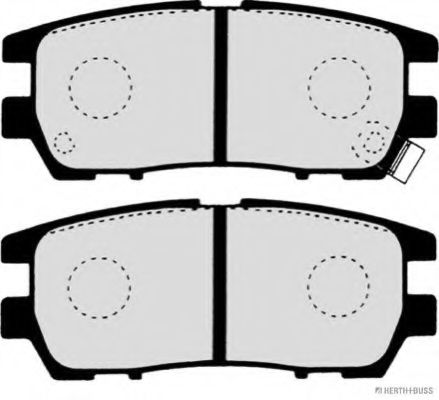 Тормозные колодки JAKOPARTS J3615005