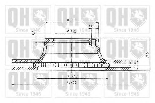 Тормозной диск FORD 5022675 Тормозной диск FORD 5022675