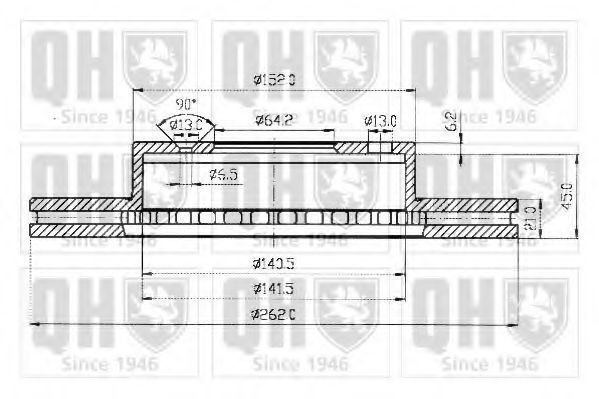Тормозной диск Honda/Acura 45251SD4E00 Тормозной диск Honda/Acura 45251SD4E00