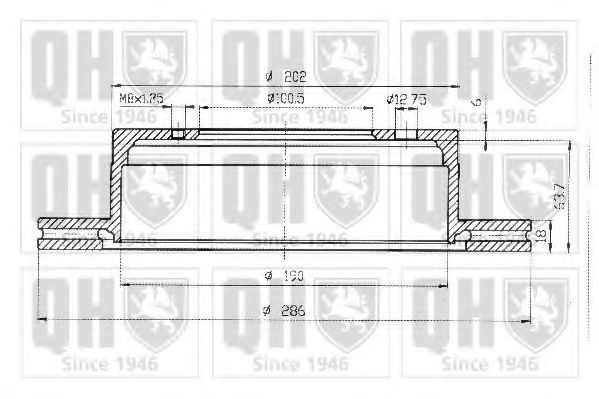 Тормозной диск Nissan/Infiniti 4320632G01 Тормозной диск Nissan/Infiniti 4320632G01
