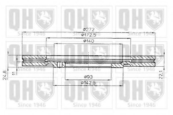 Тормозной диск MAZDA UC863325X Тормозной диск MAZDA UC863325X