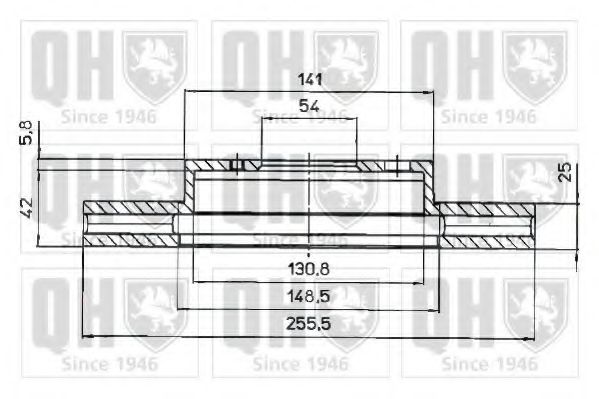 Тормозной диск Toyota/Lexus 4351232120 Тормозной диск Toyota/Lexus 4351232120