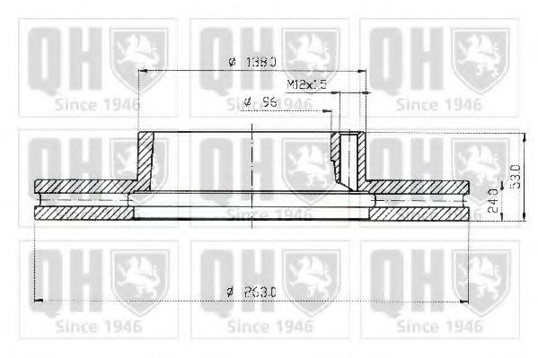 Тормозной диск Nissan/Infiniti 061002950 Тормозной диск Nissan/Infiniti 061002950
