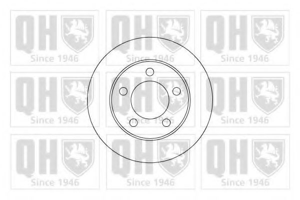 Тормозной диск QUINTON HAZELL BDC4559