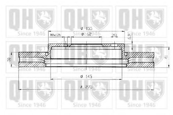 Тормозной диск Toyota/Lexus 4351217080 Тормозной диск Toyota/Lexus 4351217080