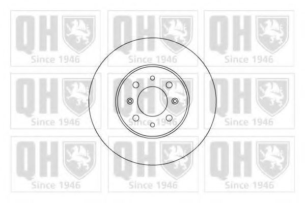 Тормозной диск QUINTON HAZELL BDC5211