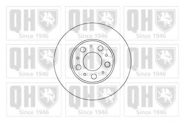 Тормозной диск QUINTON HAZELL BDC5226