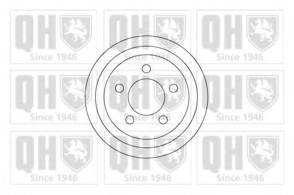 Тормозной барабан quintonhazell BDR385