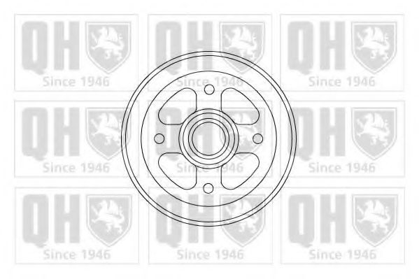 Тормозной барабан QUINTON HAZELL BDR541