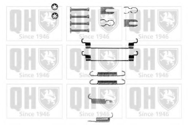 Ремкомплект барабанных колодок QUINTON HAZELL BFK430