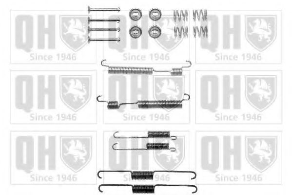 Ремкомплект барабанных колодок QUINTON HAZELL BFK459