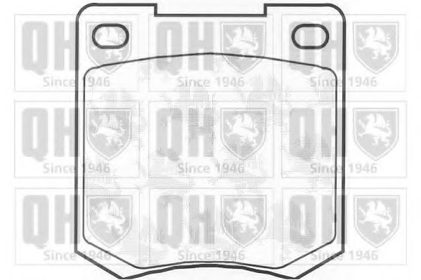 Тормозные колодки QUINTON HAZELL BP100