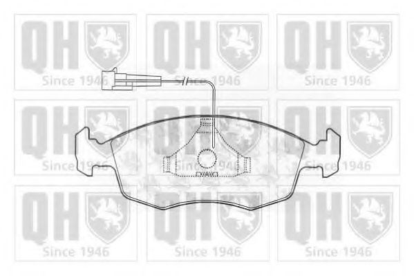 Тормозные колодки QUINTON HAZELL BP1002