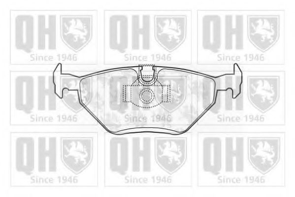 Тормозные колодки QUINTON HAZELL BP1009