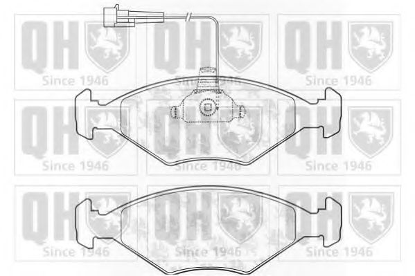Тормозные колодки QUINTON HAZELL BP1014