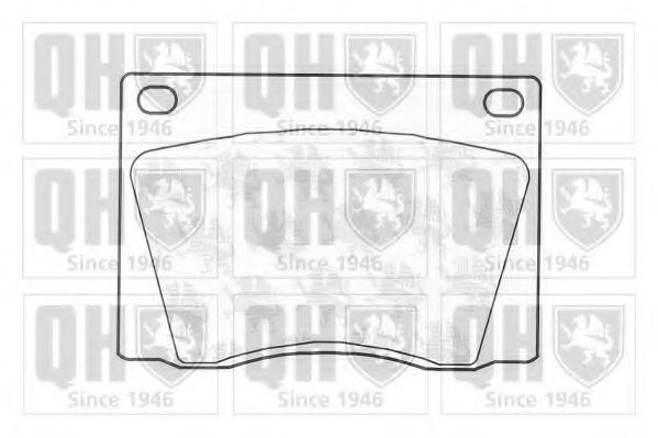 Тормозные колодки QUINTON HAZELL BP105