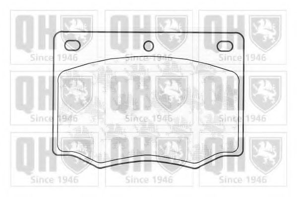 Тормозные колодки QUINTON HAZELL BP106