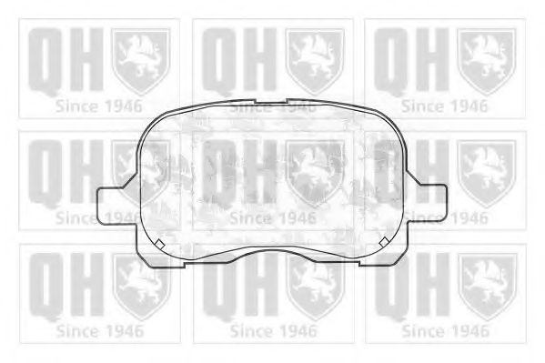 Тормозные колодки QUINTON HAZELL BP1075