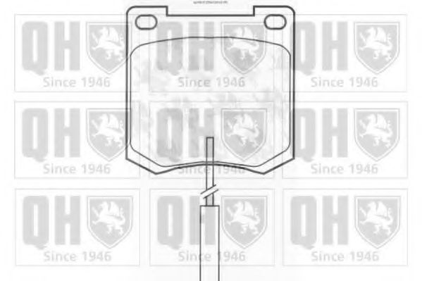 Тормозные колодки quintonhazell BP108