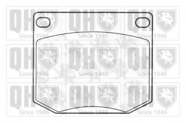 Тормозные колодки QUINTON HAZELL BP109