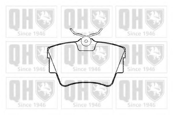 Тормозные колодки QUINTON HAZELL BP1132