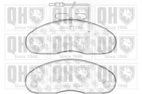 Тормозные колодки QUINTON HAZELL BP1136