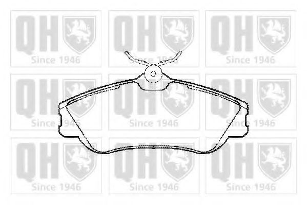 Тормозные колодки QUINTON HAZELL BP1145