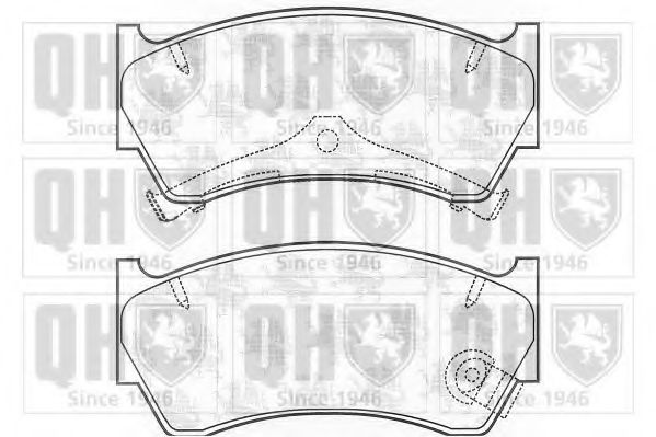 Тормозные колодки QUINTON HAZELL BP1151
