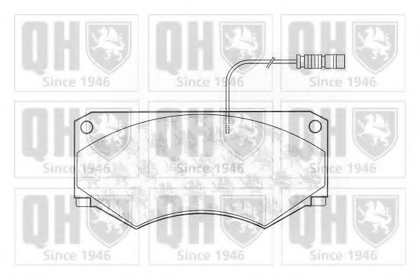 Тормозные колодки QUINTON HAZELL BP1153