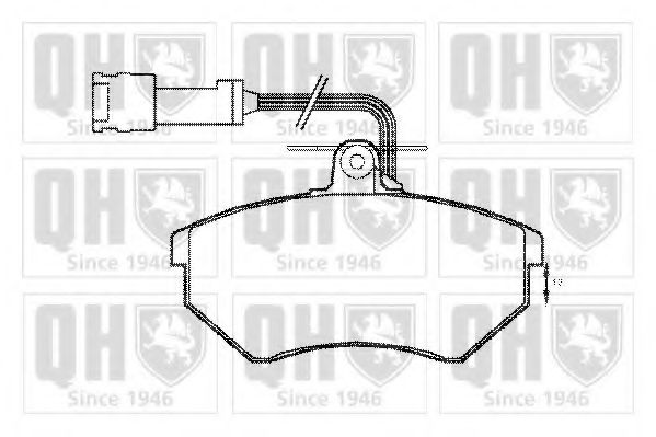 Тормозные колодки QUINTON HAZELL BP1159