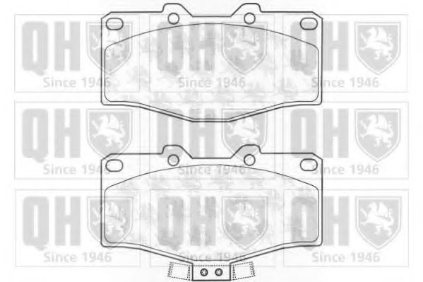 Тормозные колодки QUINTON HAZELL BP1160