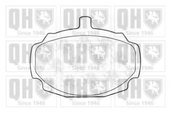 Тормозные колодки QUINTON HAZELL BP117