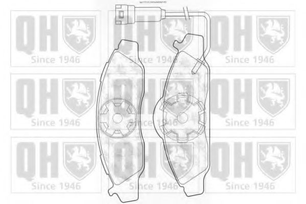 Тормозные колодки QUINTON HAZELL BP1177