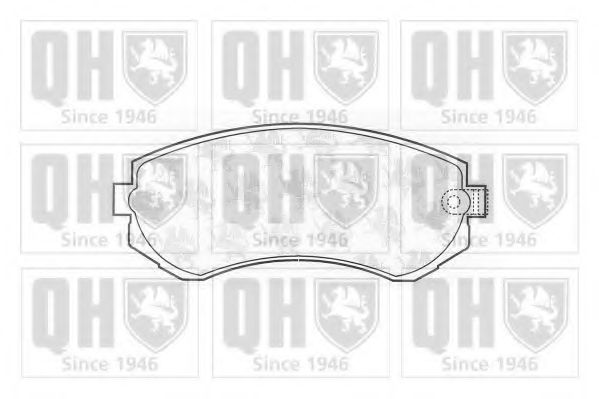 Тормозные колодки QUINTON HAZELL BP1191