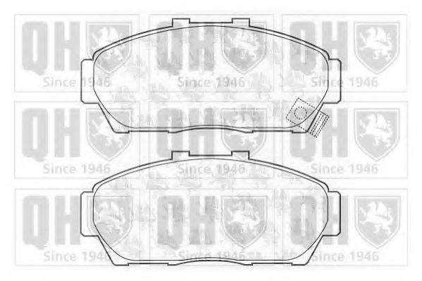Тормозные колодки QUINTON HAZELL BP1202