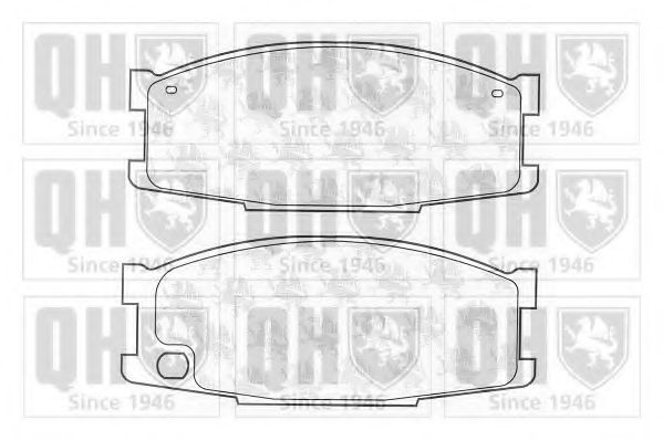 Тормозные колодки QUINTON HAZELL BP1206