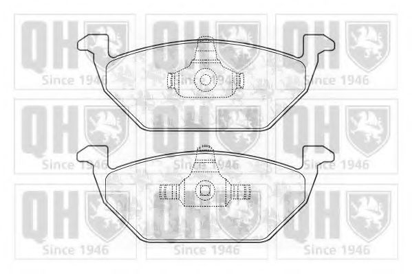 Тормозные колодки QUINTON HAZELL BP1208