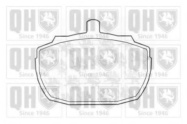 Тормозные колодки QUINTON HAZELL BP121