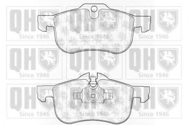 Тормозные колодки QUINTON HAZELL BP1216