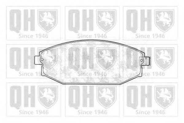 Тормозные колодки QUINTON HAZELL BP1242
