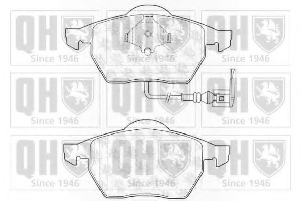 Тормозные колодки QUINTON HAZELL BP1243