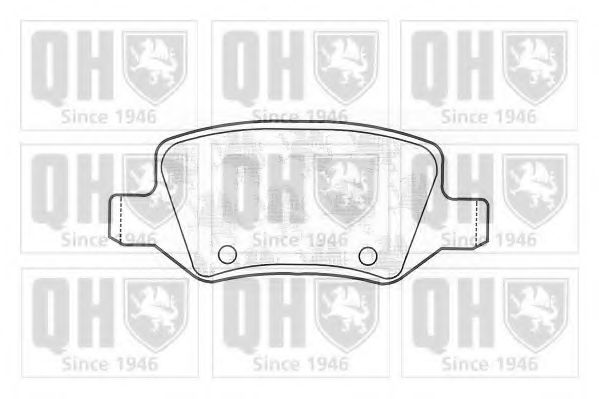 Тормозные колодки QUINTON HAZELL BP1249