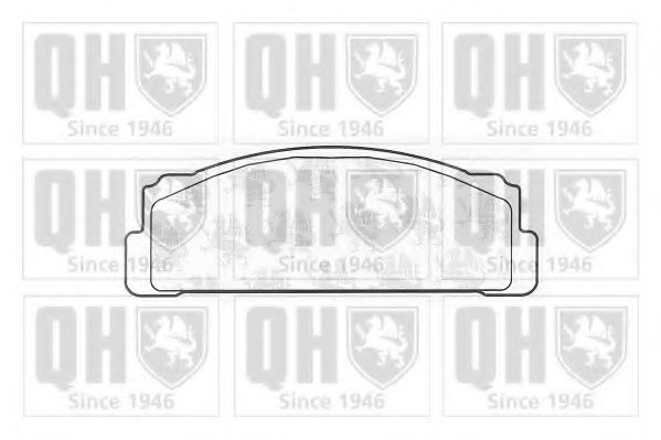 Тормозные колодки QUINTON HAZELL BP125