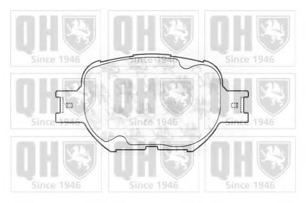 Тормозные колодки QUINTON HAZELL BP1251