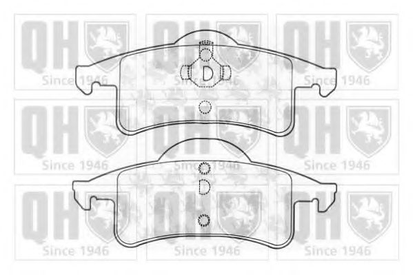 Тормозные колодки QUINTON HAZELL BP1266