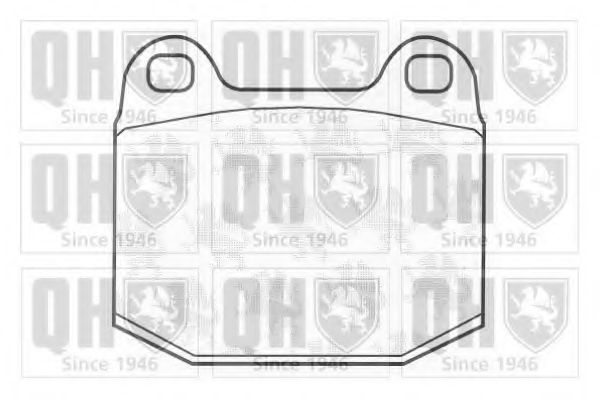 Тормозные колодки QUINTON HAZELL BP129